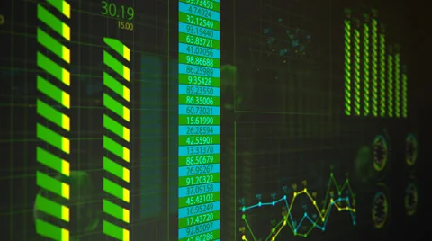 Graphical User Interface, Futuristic Screen GUI Stock Footage 43389856