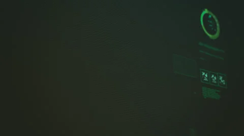 Graphical User Interface, Futuristic Screen GUI Stock Footage 44304703