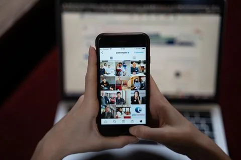 Graphical user interface, text, application, chat or text message Stock Photos