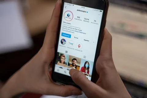 Graphical user interface, text, application, chat or text message Stock Photos