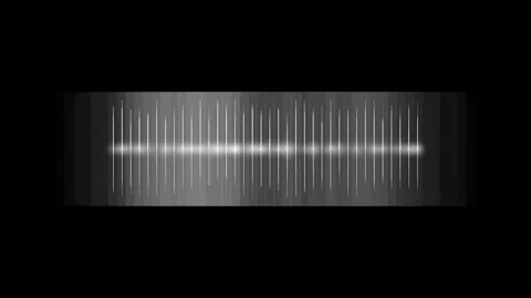 Graphical voice sound wave spectrograph, audio spectrograph simulation Stock Footage 259475696