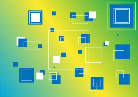 Graphics abstract background square outline vector illustration Illustrazione stock