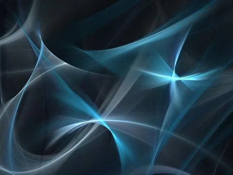 Graphics abstract texture. Computer rendered background. 3D fractal. Blue lig 스톡 일러스트