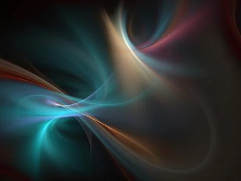 Graphics abstract texture. Computer rendered background. 3D fractal. Colorful Stockillustratie