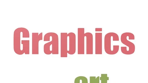 Graphics Animated Word Cloud Isolated Stock Footage 107245597