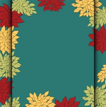 Graphics card flowers Stock-Illustration