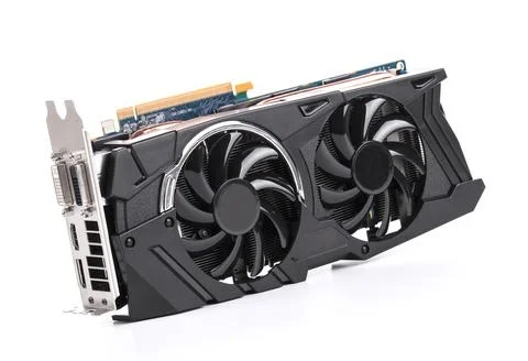 Graphics card isolated Stock Photos