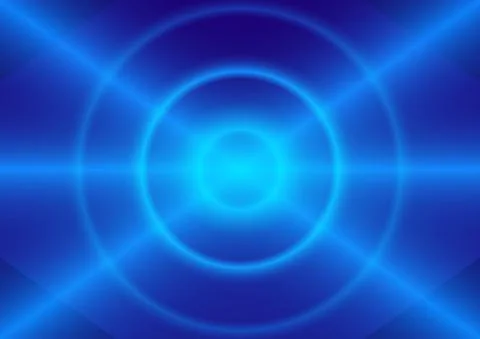 Graphics design circle style glow abstract background blue color tone vector Illustrazione stock