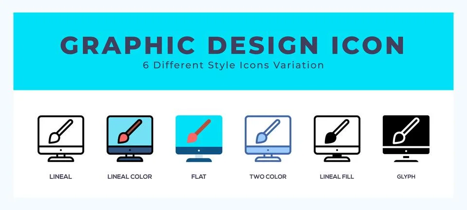Graphics design icon vector for web. and mobile app 库存插图