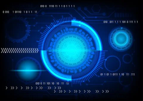 Graphics design illustration digital circuit diagram technology イラスト素材