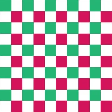 Graphics design square seamless green and pink color pattern wallpaper Stock Illustration