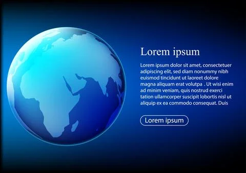 Graphics design world global concept network communication Illustrazione stock