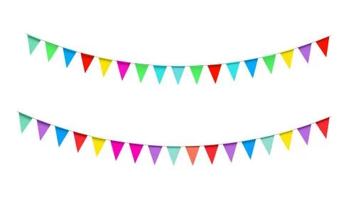 Graphics festival flag for backdrop background vector illustration Stock Illustration