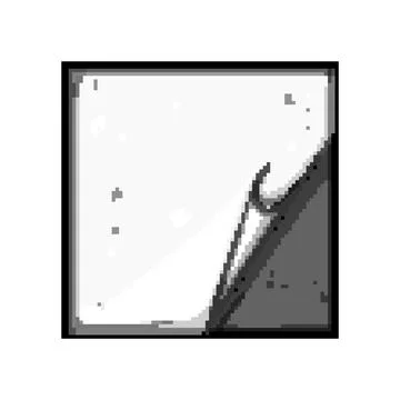 Graphics flip effect pixel art vector illustration Stock Illustration