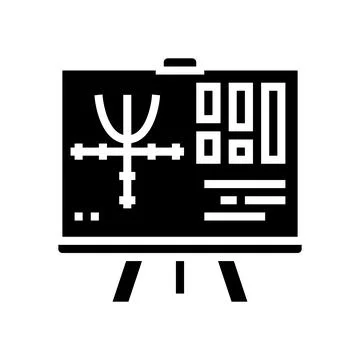 Graphics geek glyph icon vector illustration sign Stock-Illustration