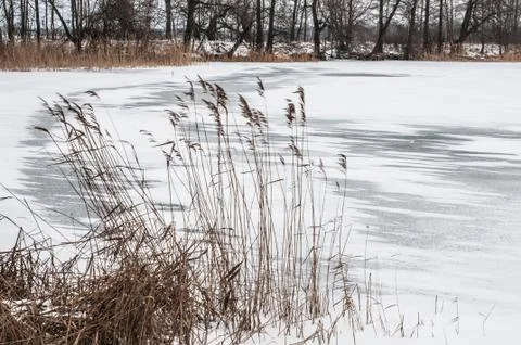Graphics of ice Foto stock