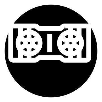 Graphics processing unit icon representing computer hardware Stock Illustration