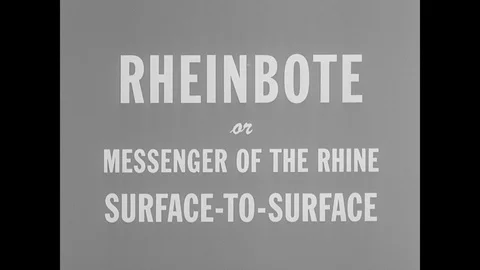 Graphics of Rheinbote surface to surface rocket Stock Footage 103383641