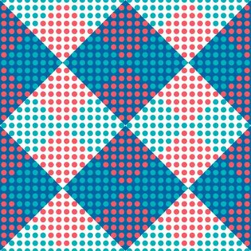 Graphics seamless circle square styles patter wallpaper tile vector Stock Illustration