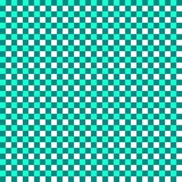 Graphics seamless square styles pattern green tone wallpaper Illustrazione stock