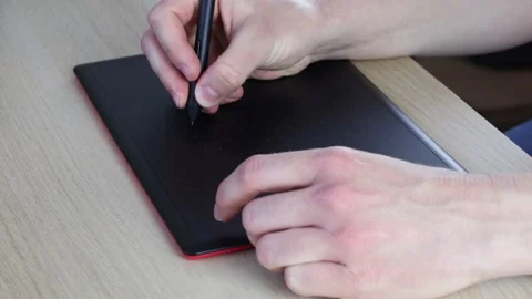 Graphics tablet Stock Footage 239329101