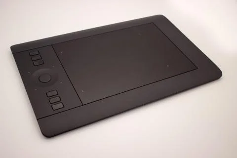 Graphics Tablet. Isolated Image On White Background Stock Photos
