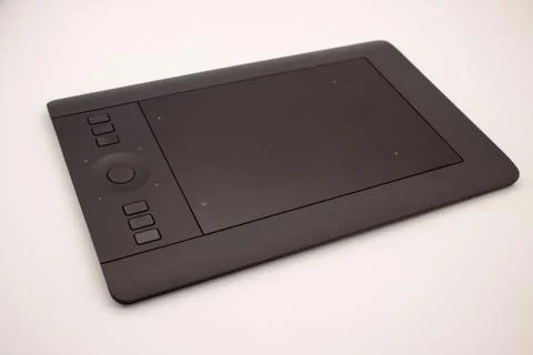 Graphics Tablet. Isolated Image On White Background Stock Photos