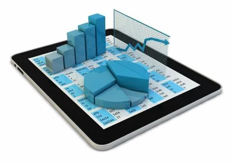 Graphics tablet pc Stock Illustration