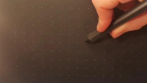 Graphics tablet. Stylus. bar touch. Stock Footage 83833501