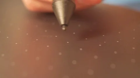 Graphics tablet. Stylus. Video stock 83831730