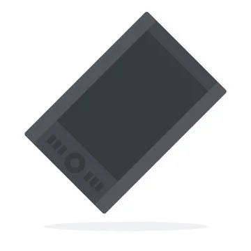 Graphics tablet vector flat isolated Stock Illustration