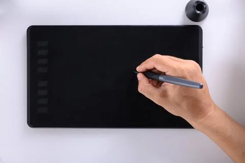 Graphics tablet work business tool design device Stock Photos