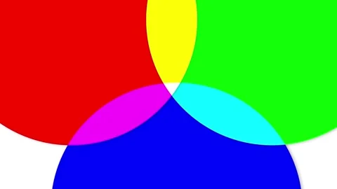 Graphics. Text insertion RGB color geome... | Stock Video | Pond5