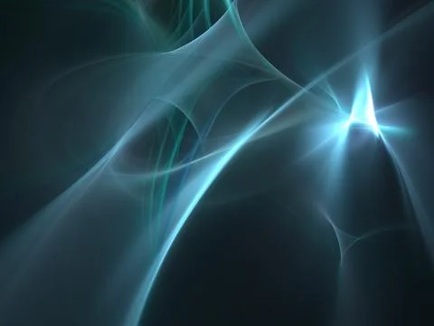 Graphics texture. Computer rendered background. 3D fractal. Smooth light wave Stock Illustration
