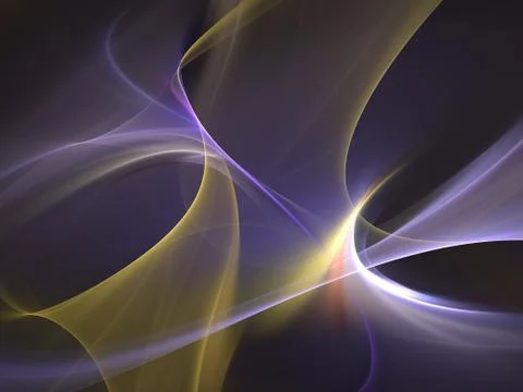 Graphics texture. Computer rendered background. 3D fractal. Smooth light wave Illustrazione stock