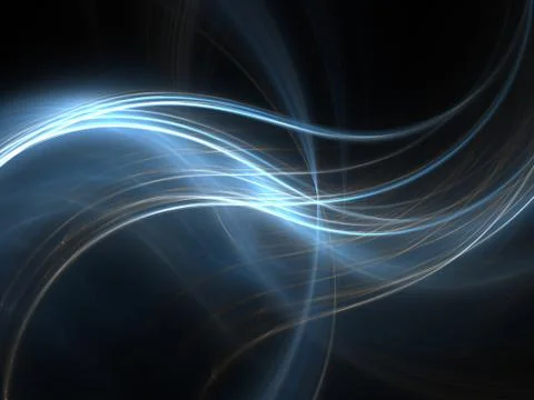 Graphics texture. Computer rendered background. 3D fractal. Smooth waves. Illustrazione stock
