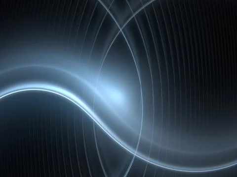 Graphics texture. Computer rendered background. 3D fractal. Blue wave abstrac Illustrazione stock