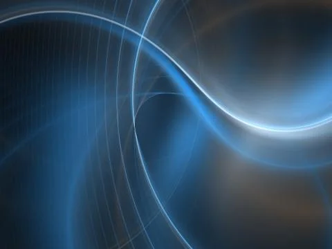Graphics texture. Computer rendered background. 3D fractal. Blue wave abstrac Illustrazione stock