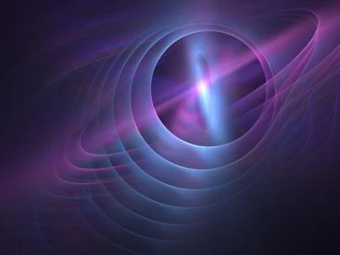 Graphics texture. Computer rendered background. 3D fractal. Smooth abstract. Stockillustratie