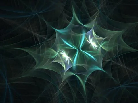 Graphics texture. Computer rendered background. 3D fractal. Incredible lights Illustrazione stock