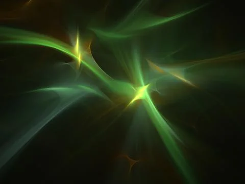 Graphics texture. Computer rendered background. 3D fractal. Green abstract. 스톡 일러스트