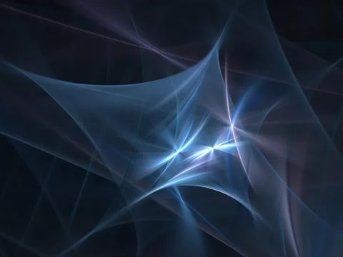 Graphics texture. Computer rendered background. 3D fractal. Light waves. Stock Illustration