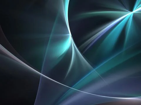 Graphics texture. Computer rendered background. 3D fractal. Light waves. Stock Illustration