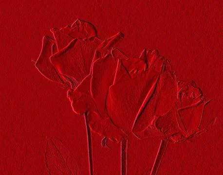 Graphics - texture in a shape of rose blooms Stock Photos