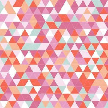 Graphics Vector Illustration Seamless polygon background pattern wallpaper Stock Illustration