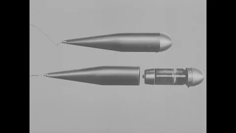 Graphics of X4 air to air rocket Stock Footage 103384033