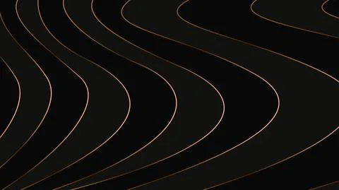 Graphite background with golden stripes Illustrazione stock