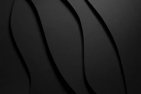 Graphite black abstract geometric background with soar stepped vertical curve Stock Photos