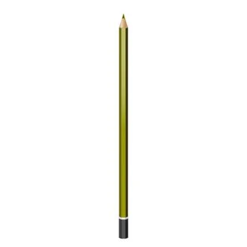Graphite green pencil. Stock Illustration