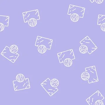 Graphite mirror line seamless pattern Illustration